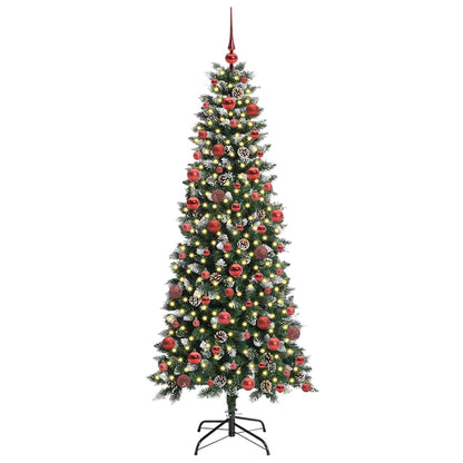 Konstgjord julgran Grön 180 cm PVC, plast och stål