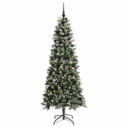 Konstgjord julgran Grön 180 cm PVC, plast och stål