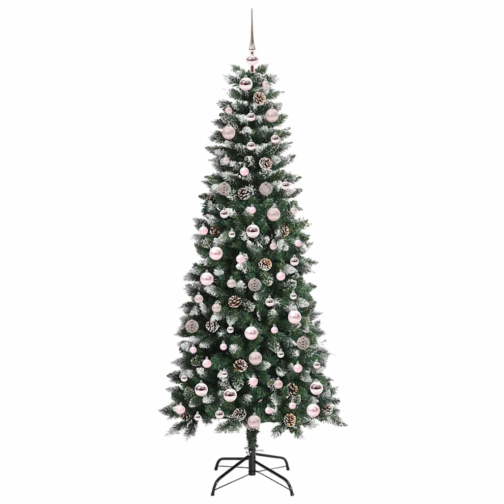 Konstgjord julgran Grön 180 cm PVC, plast och stål