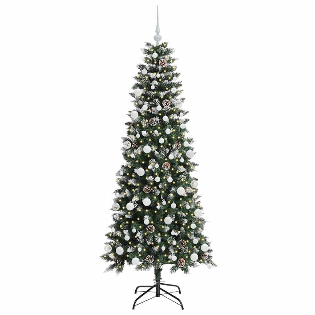 Konstgjord julgran Grön 180 cm PVC, plast och stål