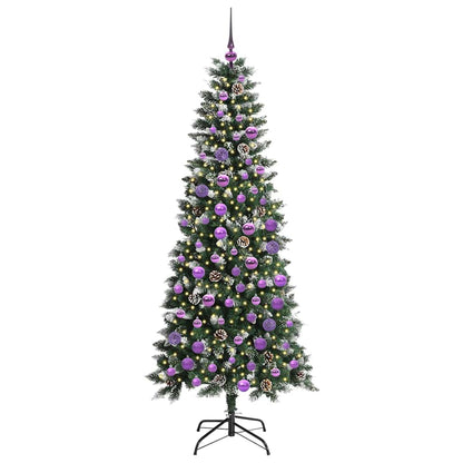 Konstgjord julgran Grön 180 cm PVC, plast och stål