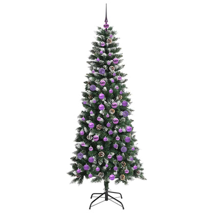 Konstgjord julgran Grön 180 cm PVC, plast och stål