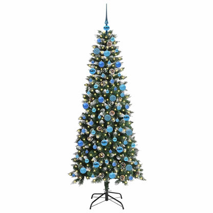 Konstgjord julgran Grön 180 cm PVC, plast och stål