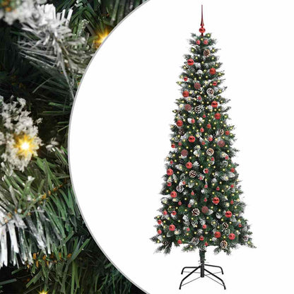 Konstgjord julgran Grön 210 cm PVC, plast och stål