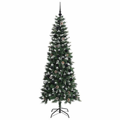 Konstgjord julgran Grön 210 cm PVC, plast och stål