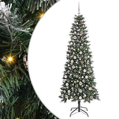 Konstgjord julgran Grön 210 cm PVC, plast och stål