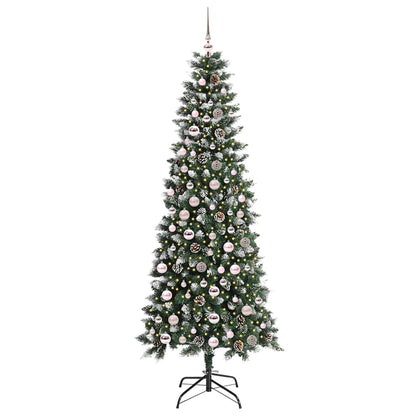 Konstgjord julgran Grön 210 cm PVC, plast och stål