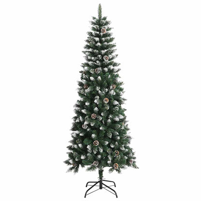 Konstgjord julgran Grön 210 cm PVC, plast och stål