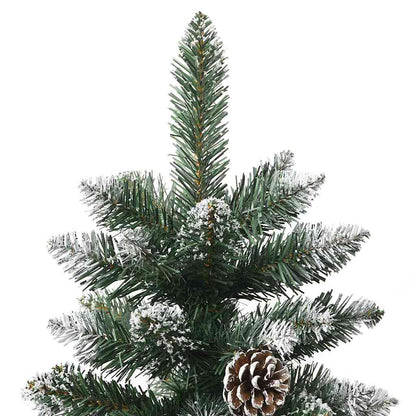 Konstgjord julgran Grön 210 cm PVC, plast och stål