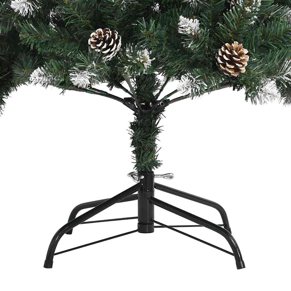 Konstgjord julgran Grön 210 cm PVC, plast och stål