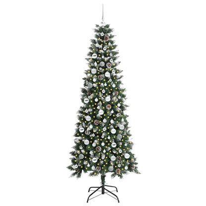 Konstgjord julgran Grön 210 cm PVC, plast och stål