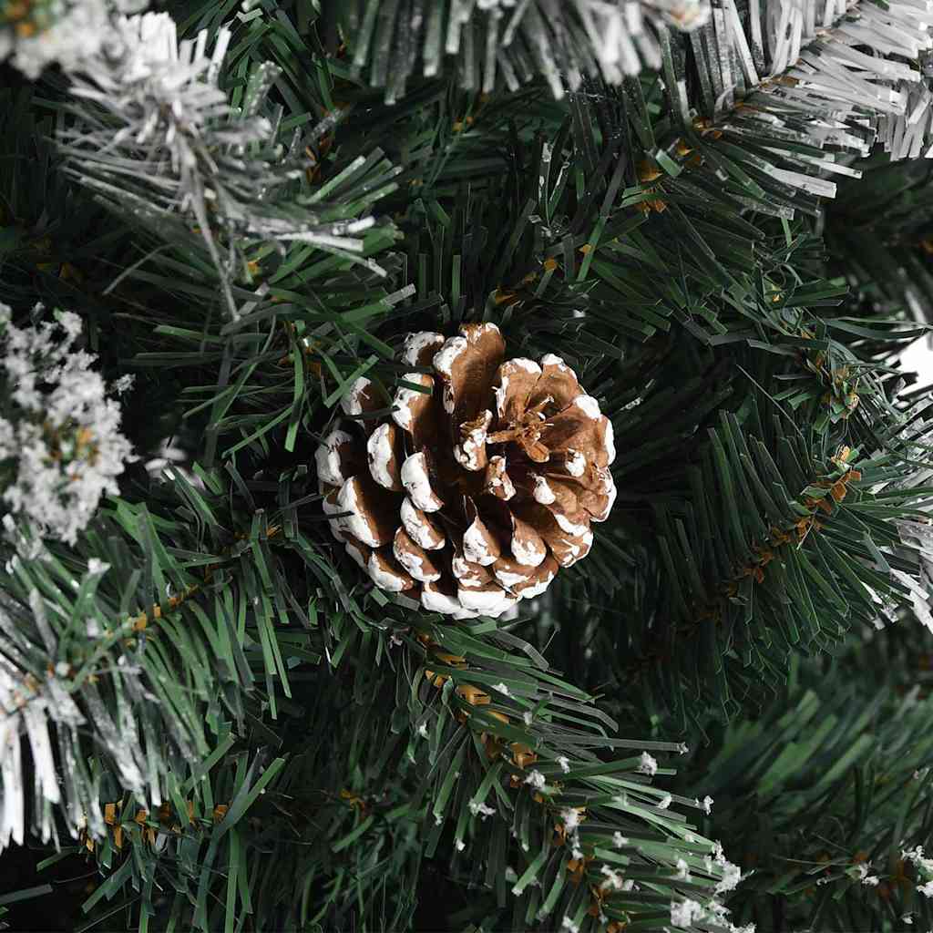 Konstgjord julgran Grön 210 cm PVC, plast och stål