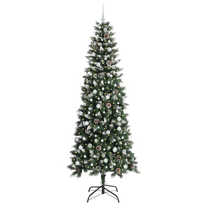 Konstgjord julgran Grön 240 cm PVC, plast och stål