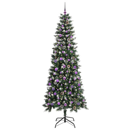 Konstgjord julgran Grön 240 cm PVC, plast och stål