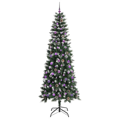 Konstgjord julgran Grön 240 cm PVC, plast och stål