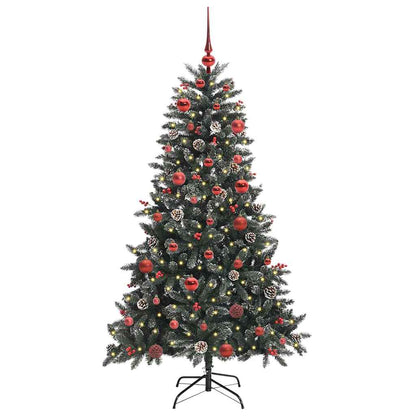 Konstgjord julgran Grön 150 cm PVC och Plast och Stål