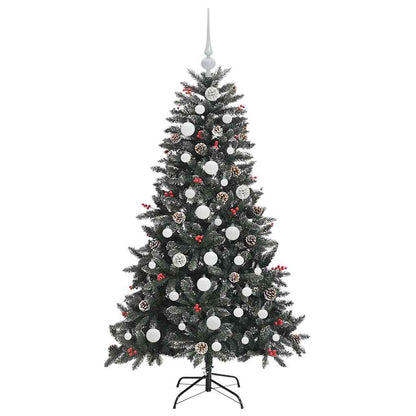 Konstgjord julgran Grön 150 cm PVC och Plast och Stål