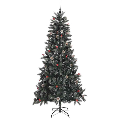 Konstgjord julgran Grön 240 cm PVC och Plast och Stål