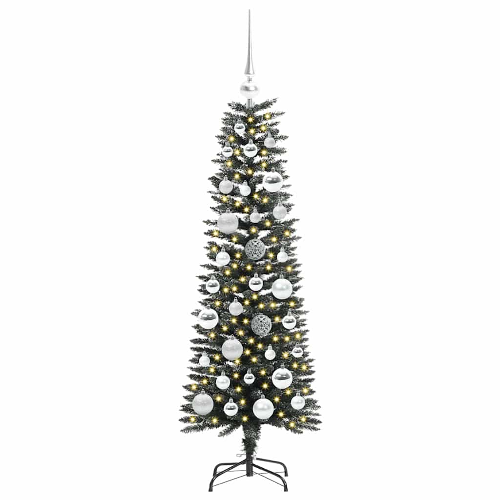 Konstgjord julgran Grön 120 cm PVC och Plast och Stål