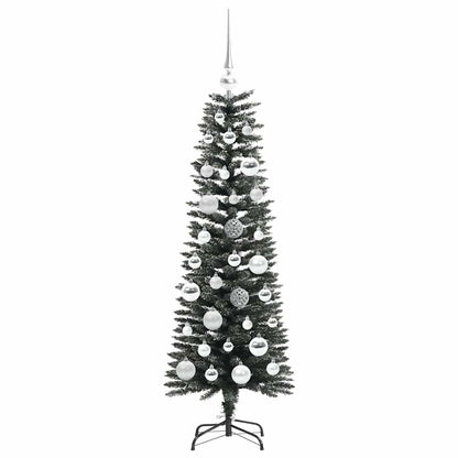 Konstgjord julgran Grön 120 cm PVC och Plast och Stål
