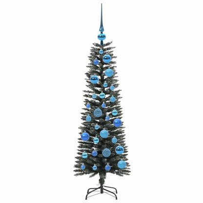 Konstgjord julgran Grön 120 cm PVC och Plast och Stål