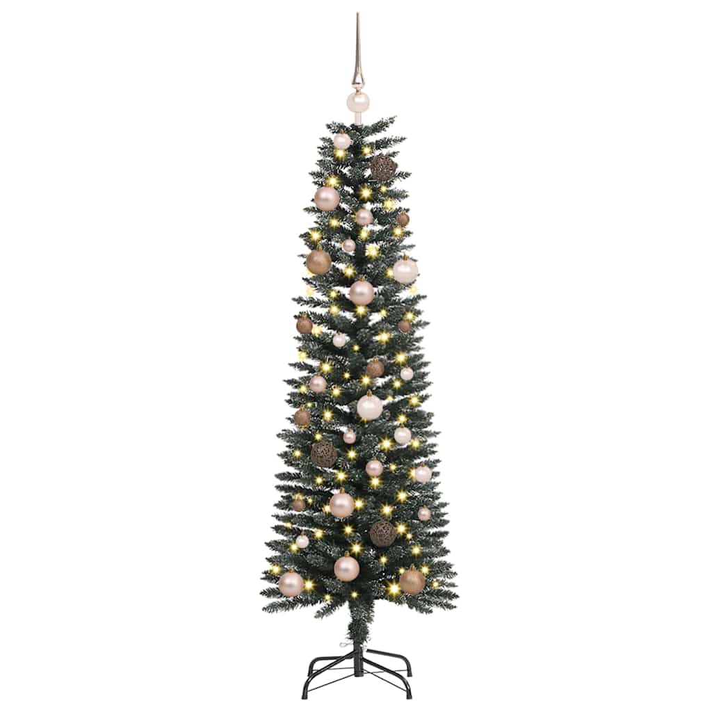 Konstgjord julgran Grön 150 cm PVC och Plast och Stål