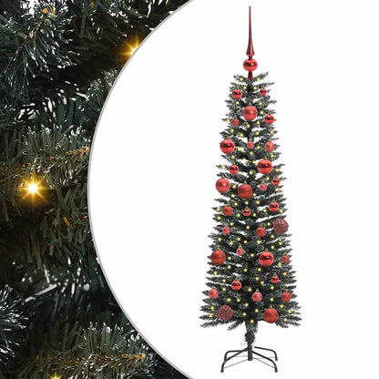 Konstgjord julgran Grön 150 cm PVC och Plast och Stål