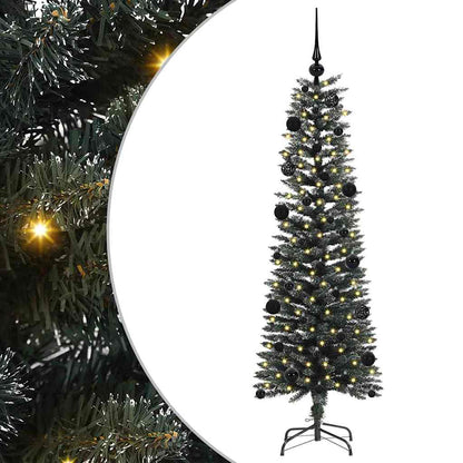 Konstgjord julgran Grön 150 cm PVC och Plast och Stål