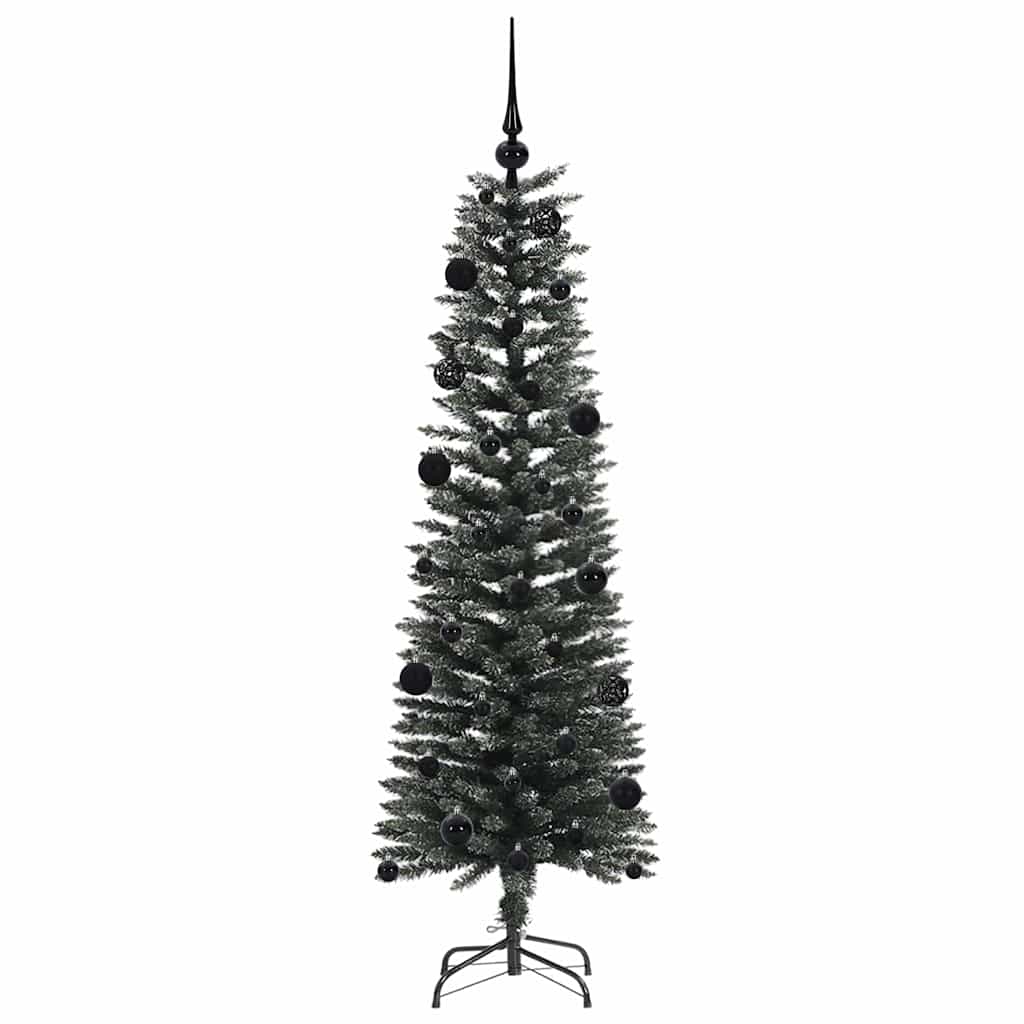 Konstgjord julgran Grön 150 cm PVC och Plast och Stål