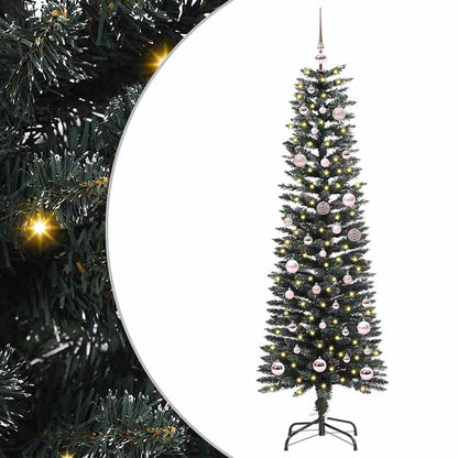 Konstgjord julgran Grön 150 cm PVC och Plast och Stål