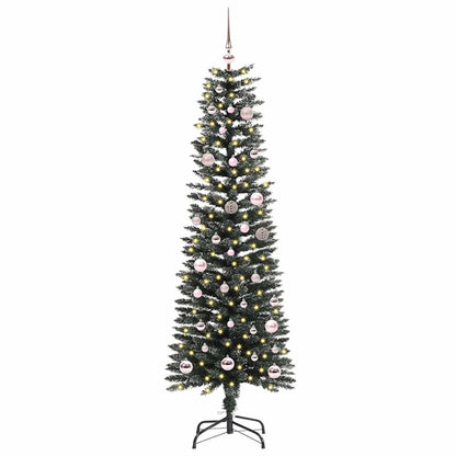 Konstgjord julgran Grön 150 cm PVC och Plast och Stål