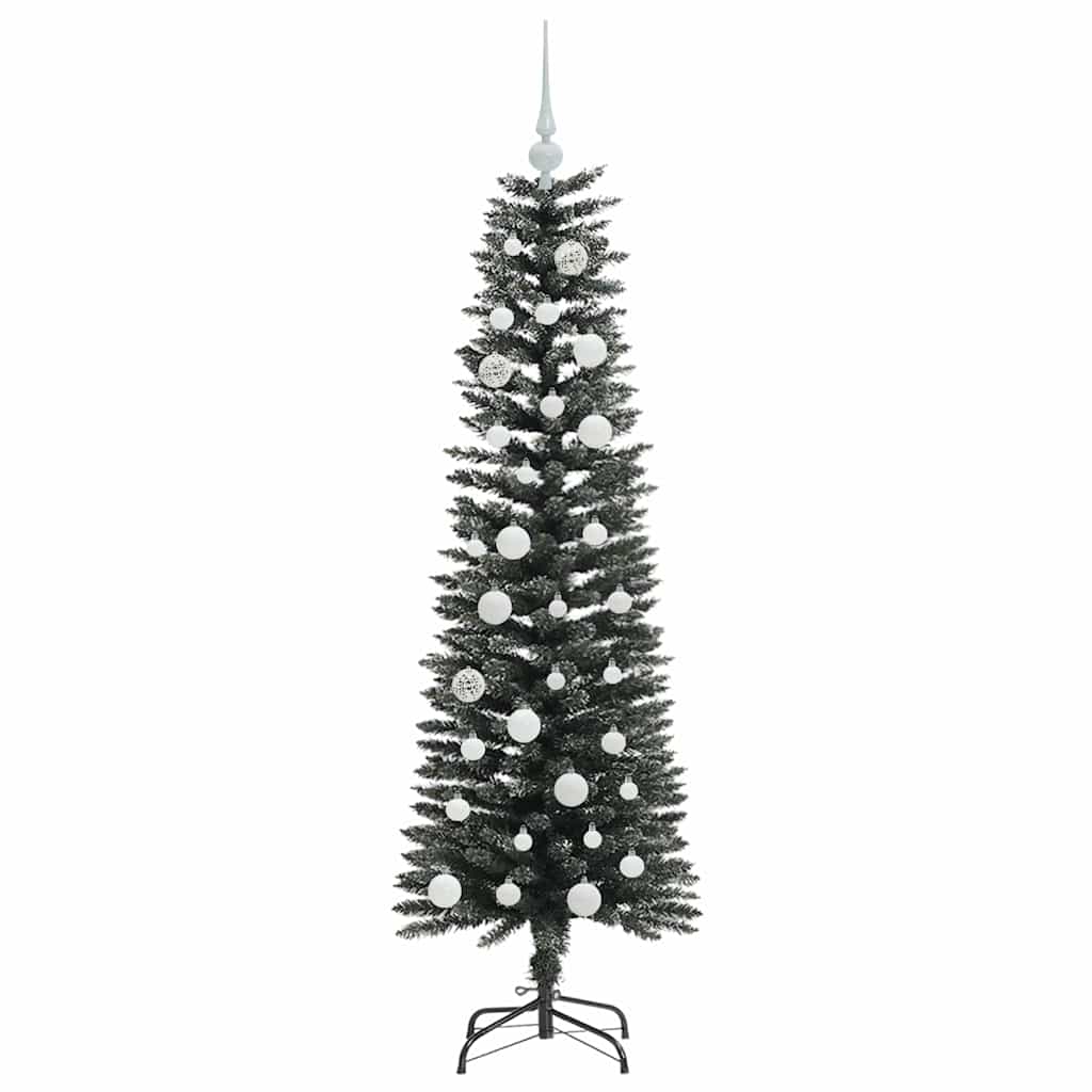 Konstgjord julgran Grön 150 cm PVC och Plast och Stål