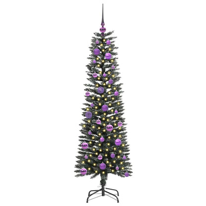 Konstgjord julgran Grön 150 cm PVC och Plast och Stål