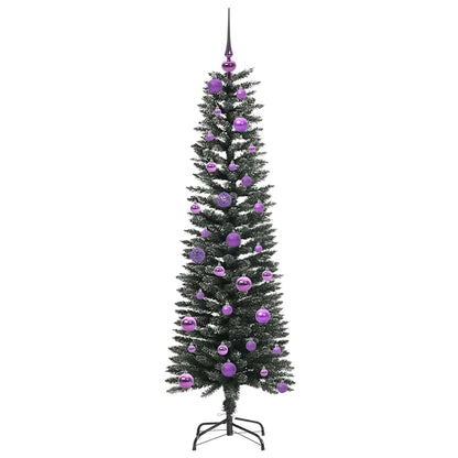 Konstgjord julgran Grön 150 cm PVC och Plast och Stål