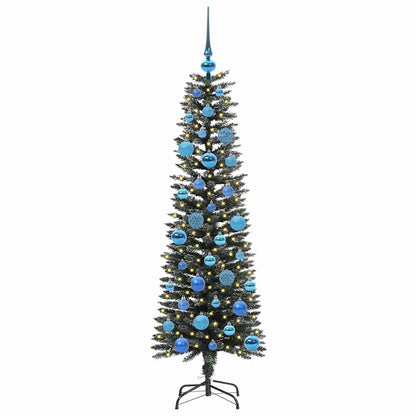 Konstgjord julgran Grön 150 cm PVC och Plast och Stål