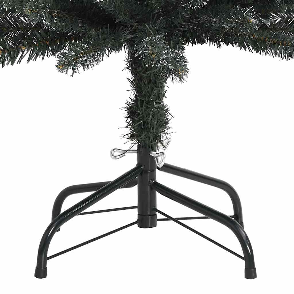 Konstgjord julgran Grön 180 cm PVC och Plast och Stål