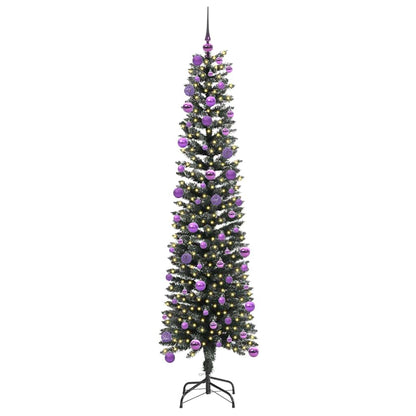 Konstgjord julgran Grön 180 cm PVC och Plast och Stål