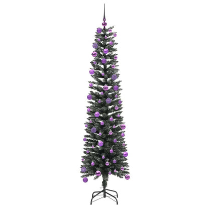 Konstgjord julgran Grön 180 cm PVC och Plast och Stål
