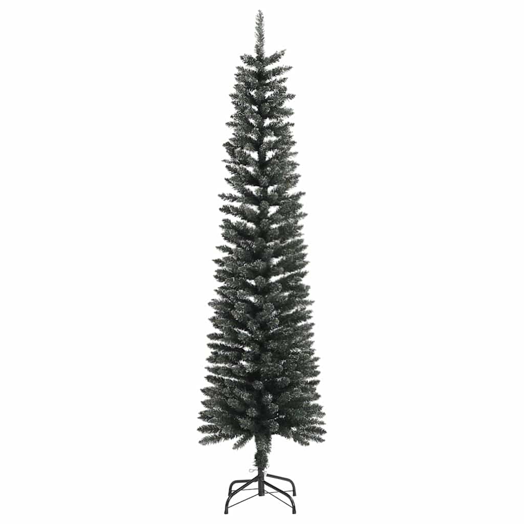 Konstgjord julgran Grön 210 cm PVC och Plast och Stål