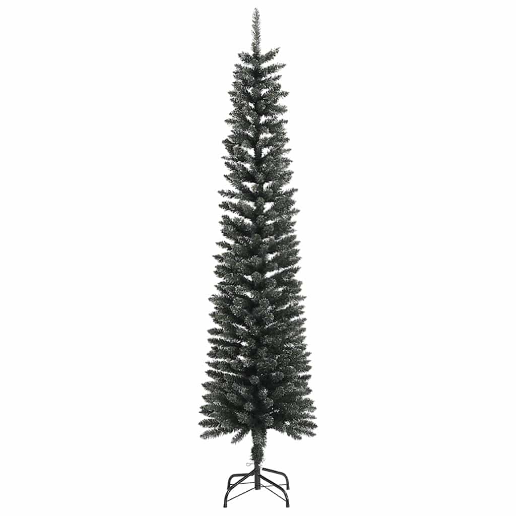 Konstgjord julgran Grön 210 cm PVC och Plast och Stål