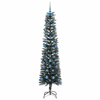 Konstgjord julgran Grön 210 cm PVC och Plast och Stål