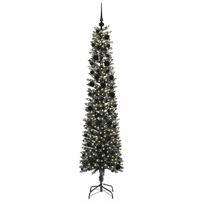 Konstgjord julgran Grön 240 cm PVC och Plast och Stål
