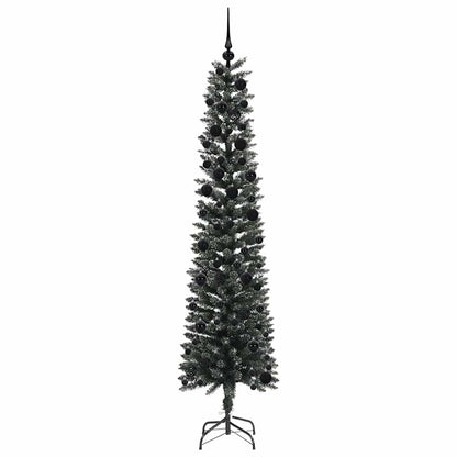 Konstgjord julgran Grön 240 cm PVC och Plast och Stål