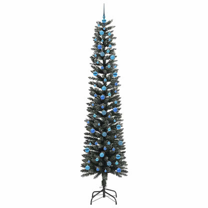 Konstgjord julgran Grön 240 cm PVC och Plast och Stål
