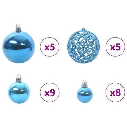 Konstgjord julgran Vit 120 cm PVC och Metall och Plast