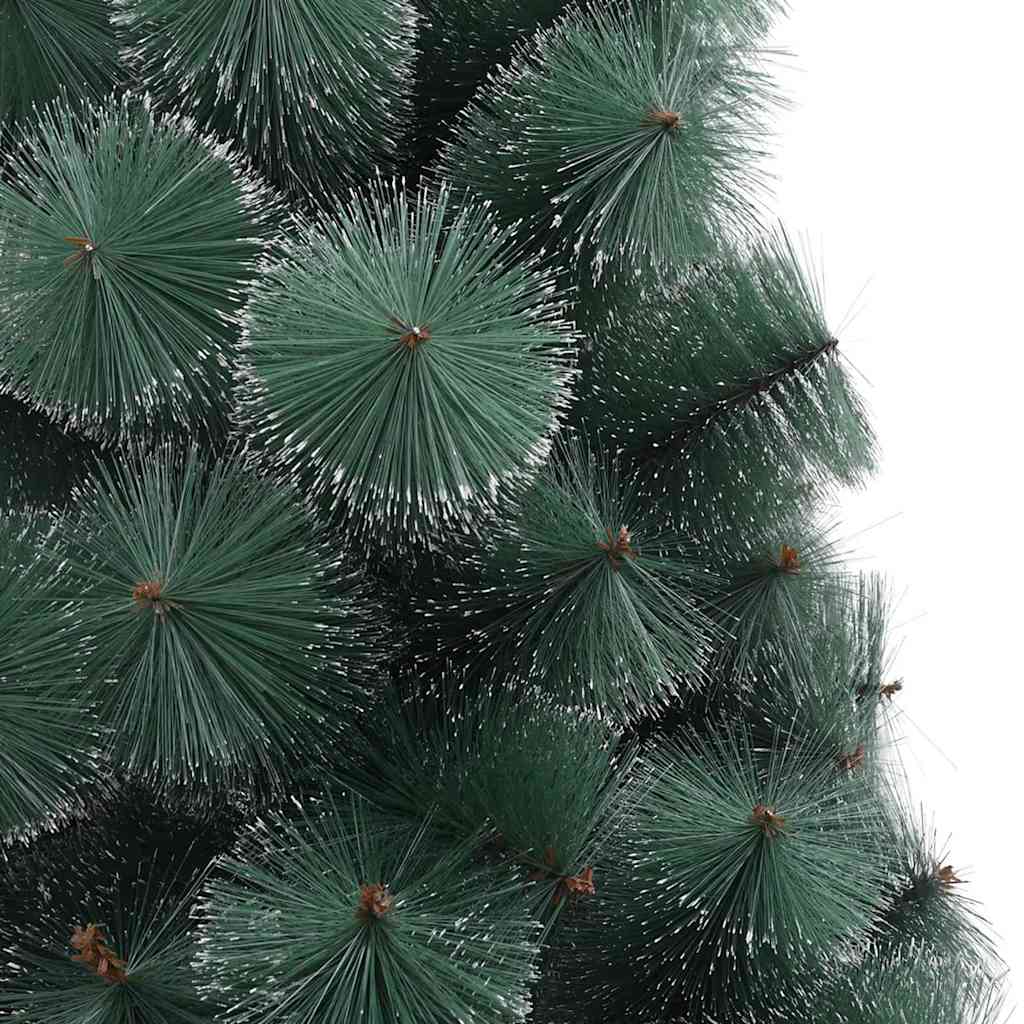 Konstgjord förbelyst julgran med bollsats Grön 150 cm PET