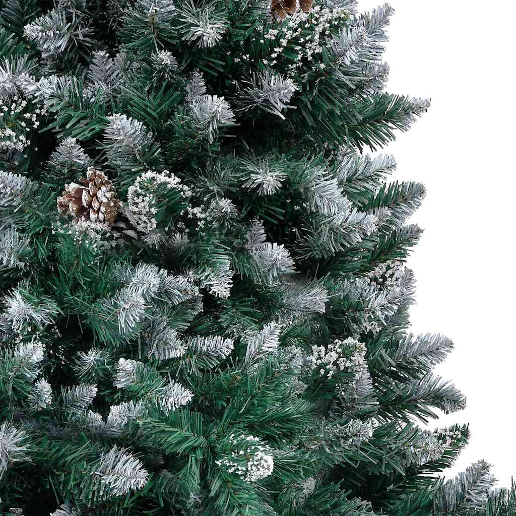 Konstgjord julgran Grön 150 cm PVC och Stål och Plast