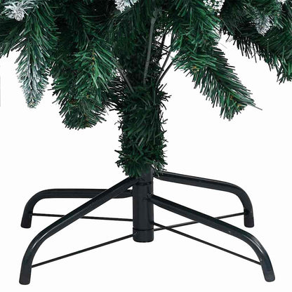 Konstgjord julgran Grön 150 cm PVC och Stål och Plast