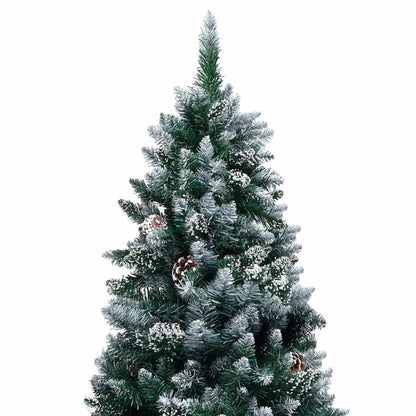 Konstgjord julgran Grön 150 cm PVC och Stål och Plast