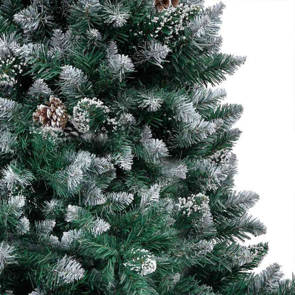 Konstgjord julgran Grön 150 cm PVC och Stål och Plast